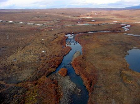 Image of Upper Kuparuk Met and River Sites - 29367 Bytes