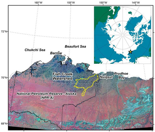 Location of Fish Creek Study Area