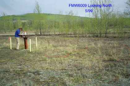 This is a photograph of FWM6009.  The photograph shows the northern vantage of site FWM6009.