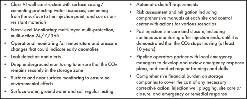 From NDIC Brochure: Understanding CO2 Storage and Pipeline Safety
