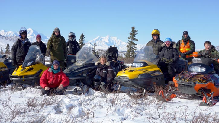 Jarvis snow survey crew