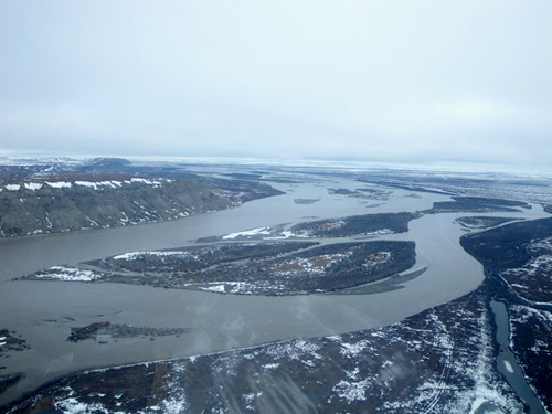 Colville River aerial view June 2, 2010