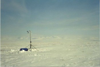 K1-Burn Area Station with Snow